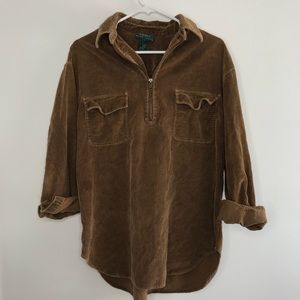 Lauren Ralph Lauren Corduroy Over Sized Pullover